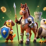 Experience thrilling betting action and read more here with the vibrant medieval knight scene in crypto and casino elements.