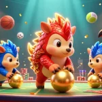 Experience the excitement of sunwin20 with rival pangolins rolling through poker chips and golden prizes!