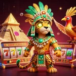 SUNWIN showcases a vibrant 3D Mayan-themed gambling scene filled with jackpot slots, vibrant symbols, and dynamic motion.